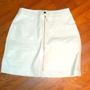 Leather skirt
